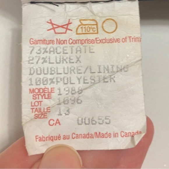 VTG Glam Silver  Metallic Maxi Dress Lined Body-con Formal Tagged SZ 13 Sparkle - Picture 6 of 16